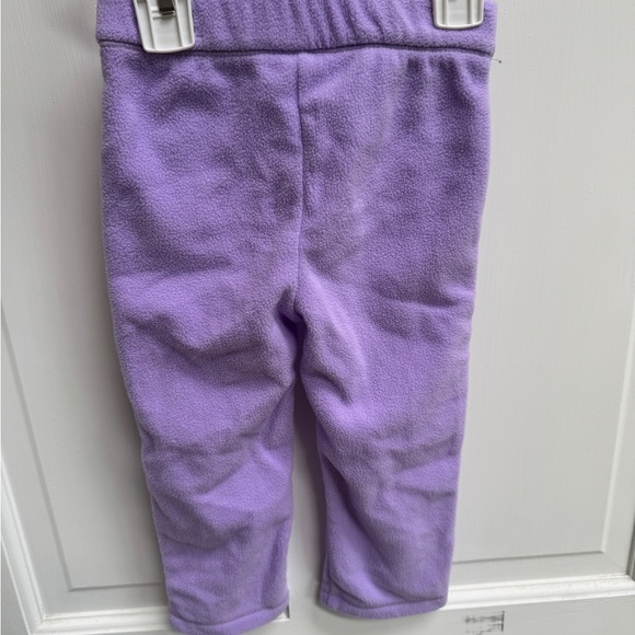The Children's Place 2T Girls Purple Fleece Comfortable Pants - Picture 3 of 4